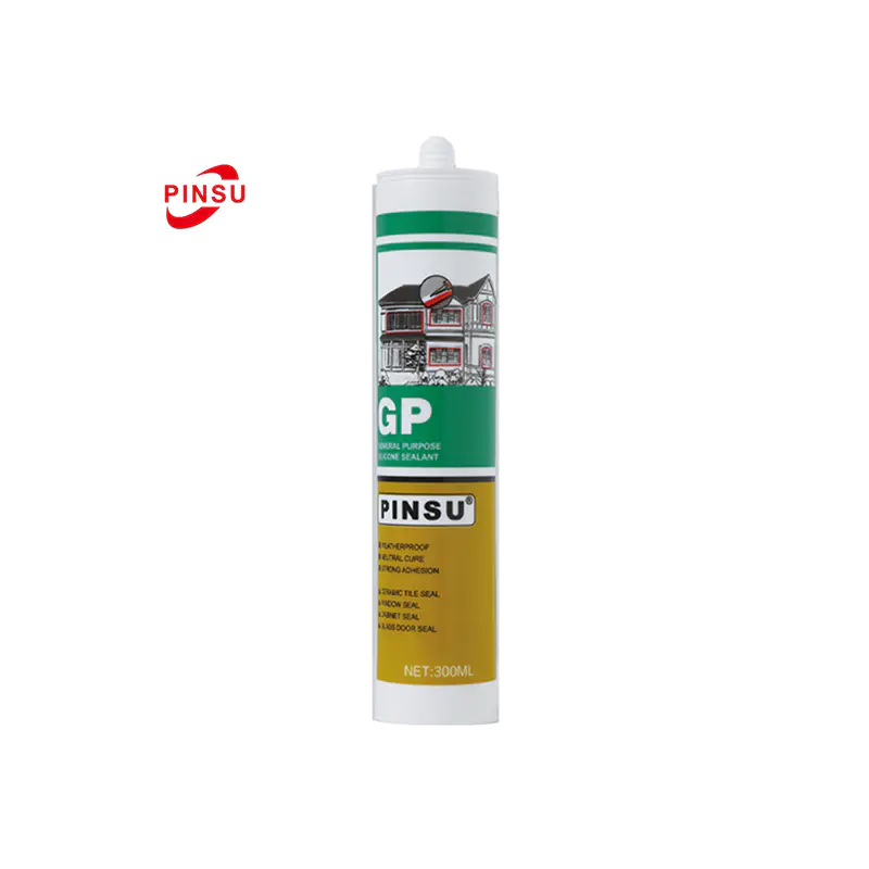 Séalaithe Silicone Neodrach PINUS-GP do Ghloine & Miotal atá uiscedhíonach